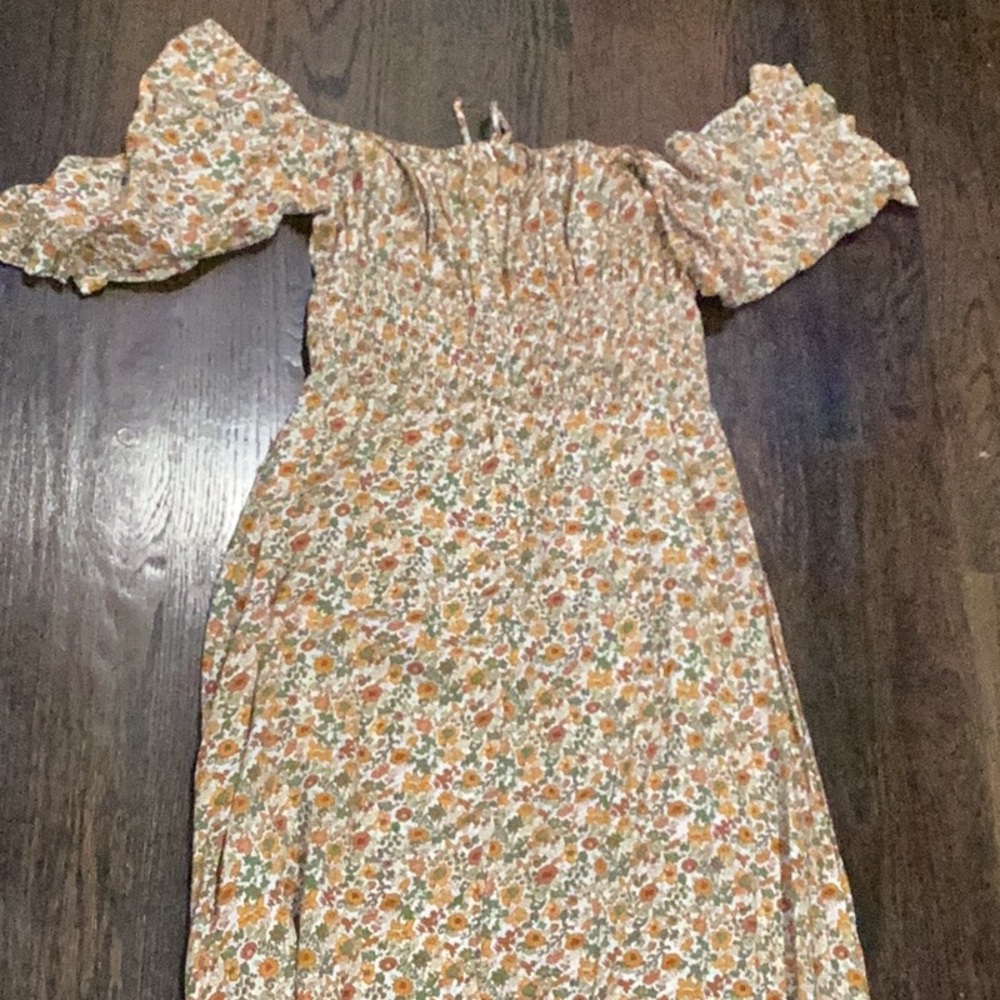 Floral Off-Shoulder Dress